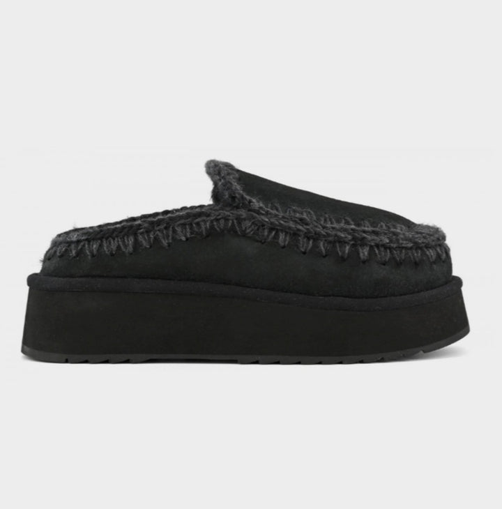 MOU Clog eskimo platform colour Black