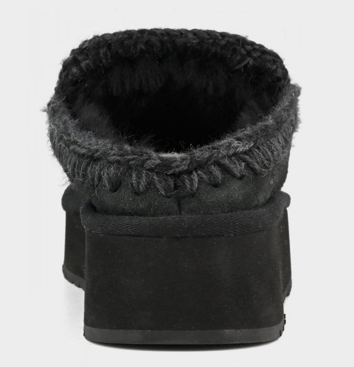 MOU Clog eskimo platform colour Black