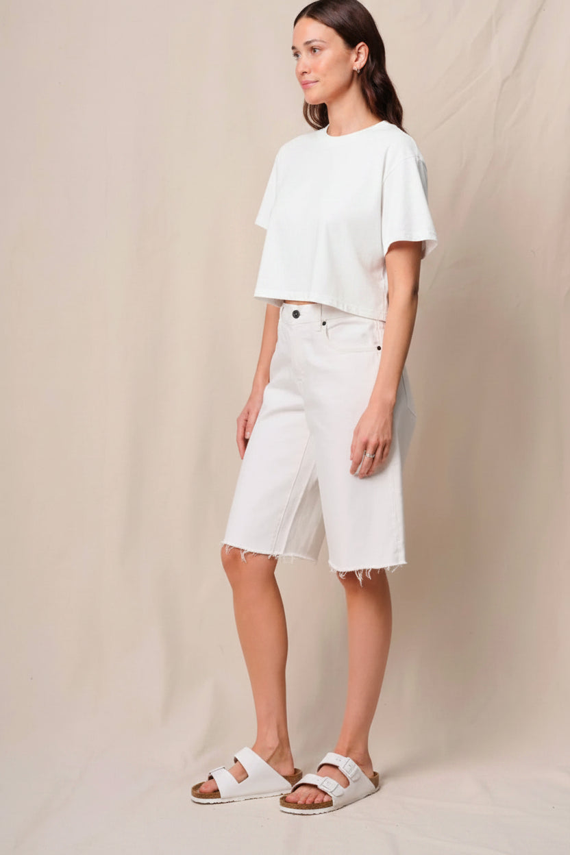 STATESIDE Cloud Jersey Cropped Boy Tee