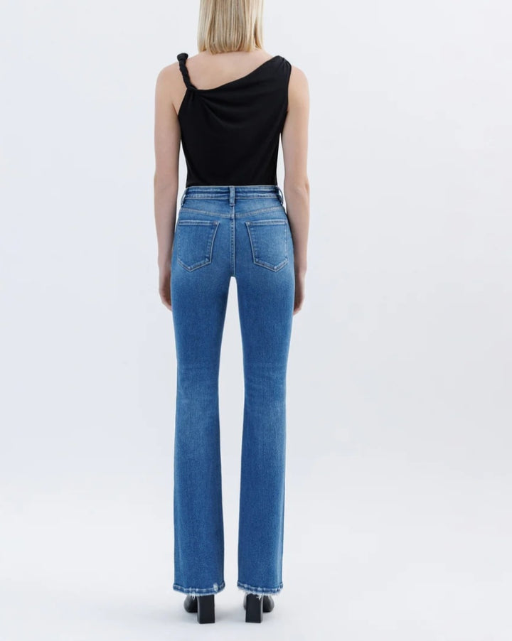 FLYING MONKEY Regulator - High Rise Full Length Bootcut Jeans