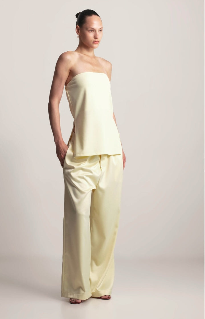 KIANNE Strapless Top Butter