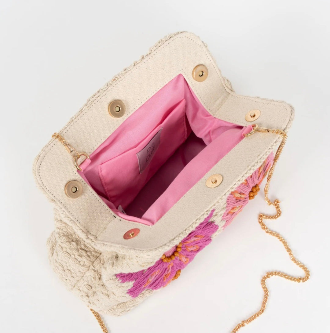 PITI CUITI MAGNOLIA CLUTCH BAG