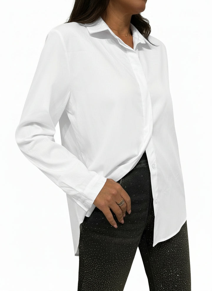 STUDIO PARISIEN Button down shirt White