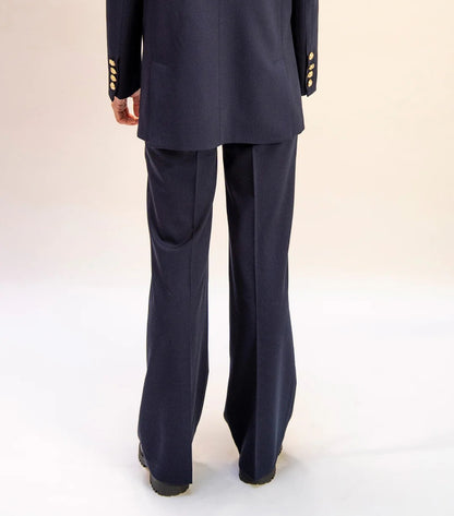 Été Comme Hiver Paris Riviera Tailored Pant In Navy