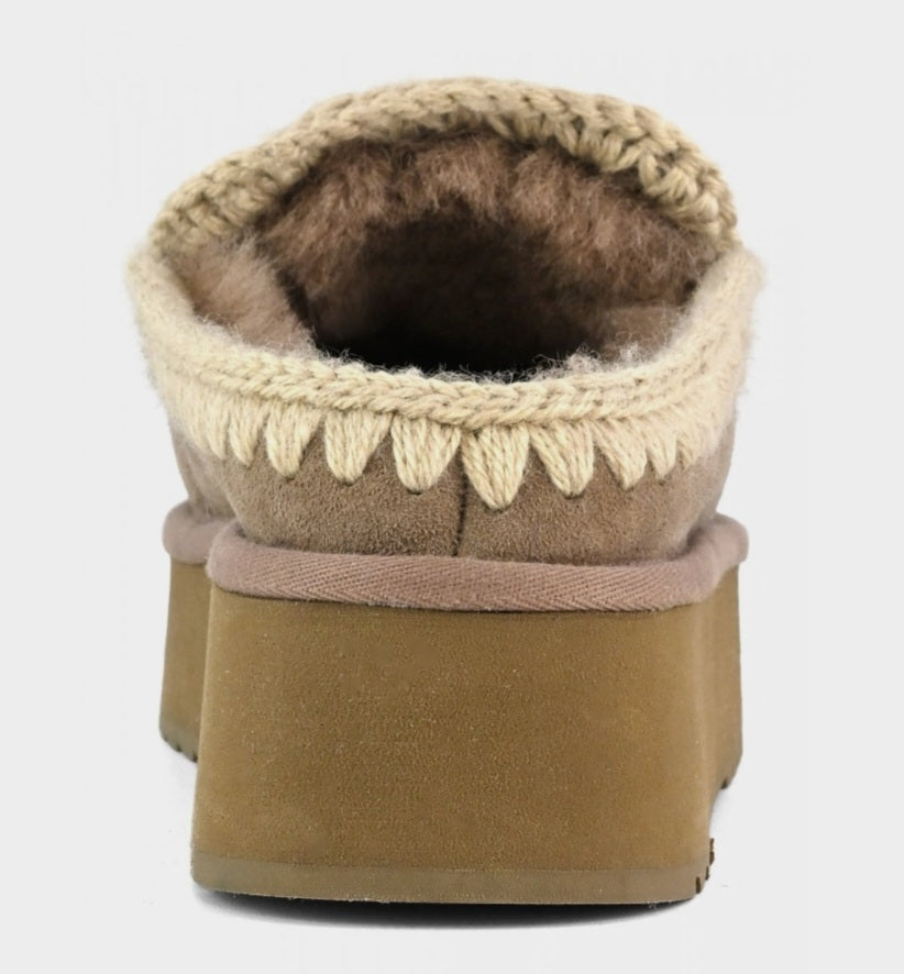 MOU Clog eskimo platform colour Elephant Grey