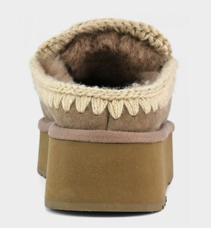 MOU Clog eskimo platform colour Elephant Grey