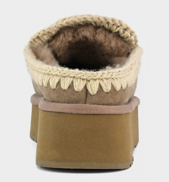 MOU Clog eskimo platform colour Elephant Grey