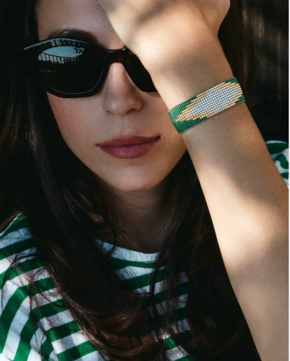 Tangled Braclet Emerald