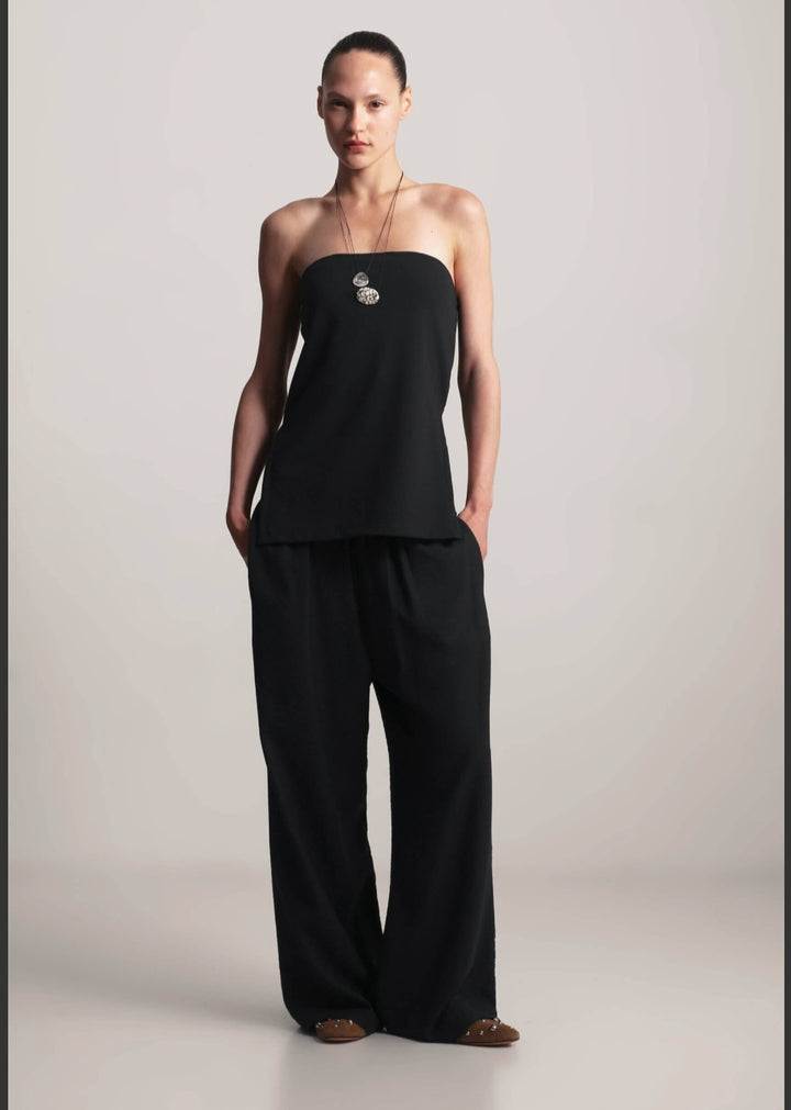 KIANNE Strapless Top Black Onyx