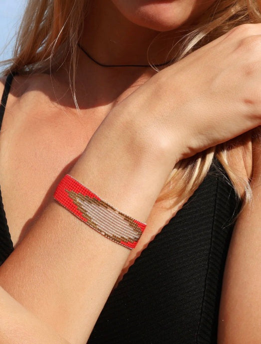 Tangled Braclet Crimson