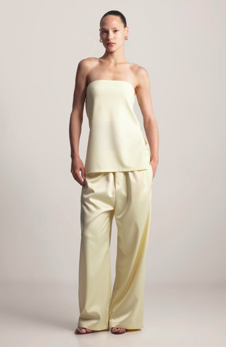 KIANNE Strapless Top Butter