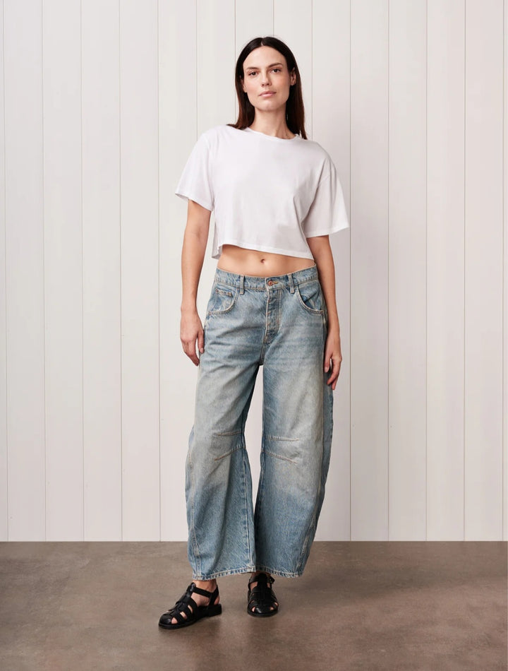 STATESIDE Cloud Jersey Cropped Boy Tee
