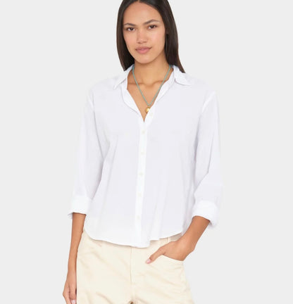 XIRENA Bowie Shirt White