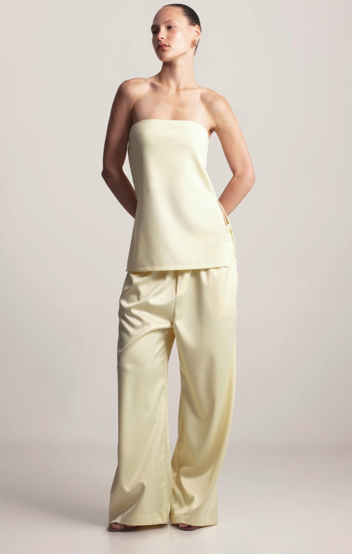 KIANNE Strapless Top Butter
