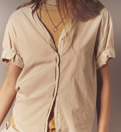 XIRENA Channing Shirt In Parchment