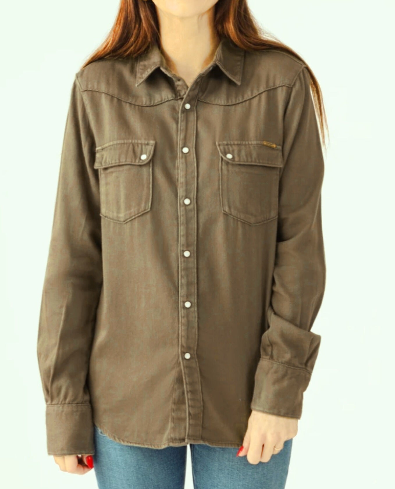 Acquaverde Clyde Shirt In Camel