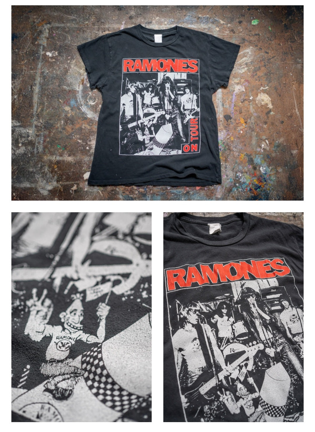 MADEWORN RAMONES 90'S FIT TEE