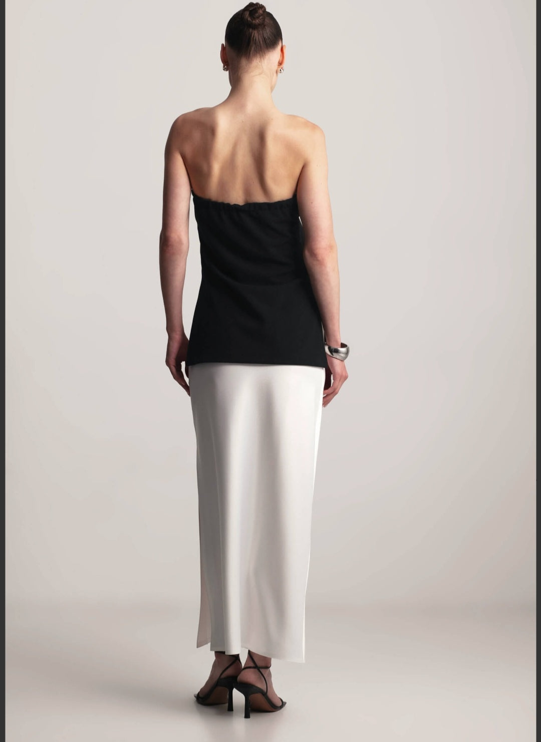 KIANNE Strapless Top Black Onyx