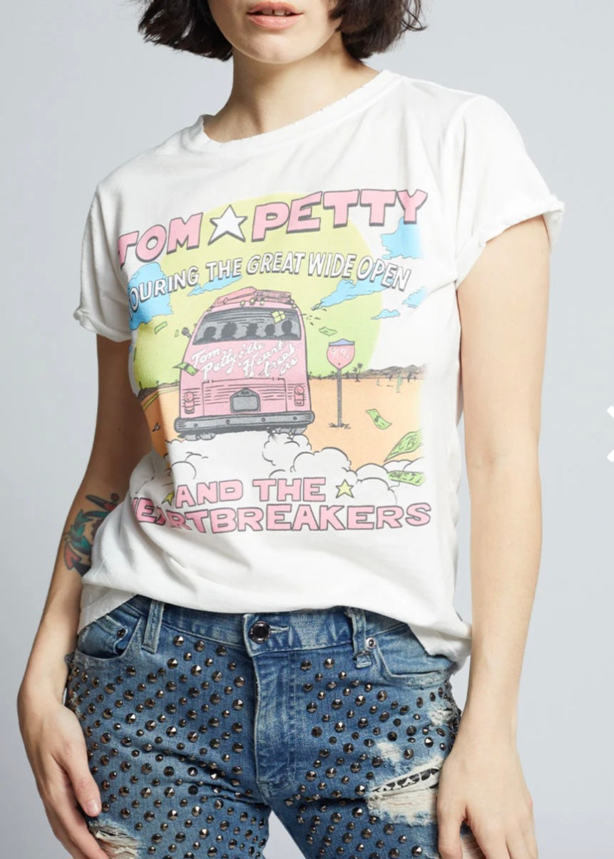 RECYCLED KARMA Tom Petty & The Heartbreakers Retro Graphic Tee
