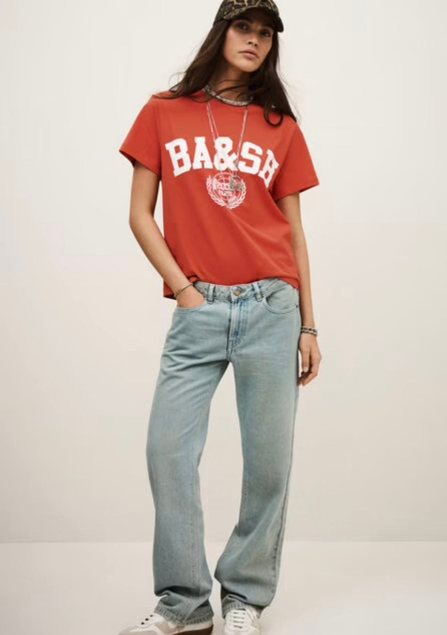BA&SH Ioni Tee Red