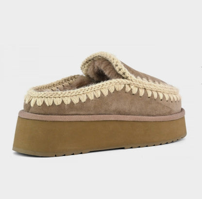 MOU Clog eskimo platform colour Elephant Grey