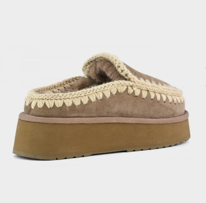 MOU Clog eskimo platform colour Elephant Grey