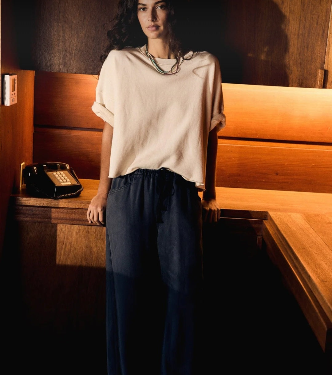 XIRENA Almost Black Joey Denim Pants