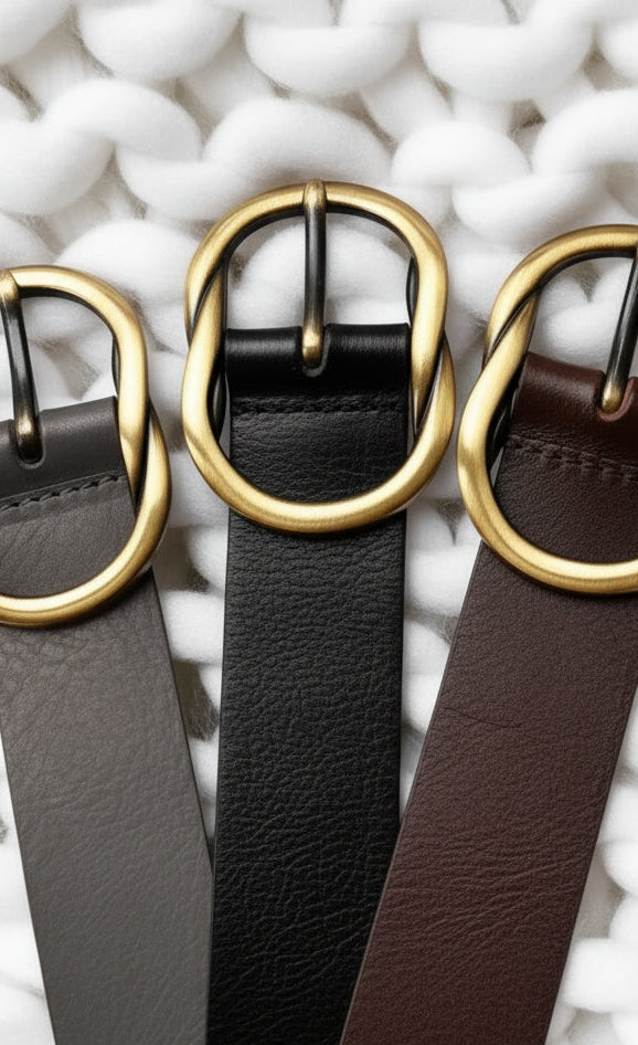 JULIA Serge Belt In Black