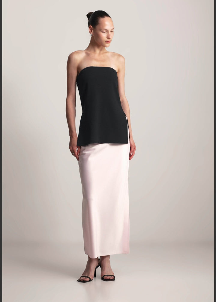 KIANNE Satin Skirt Blush