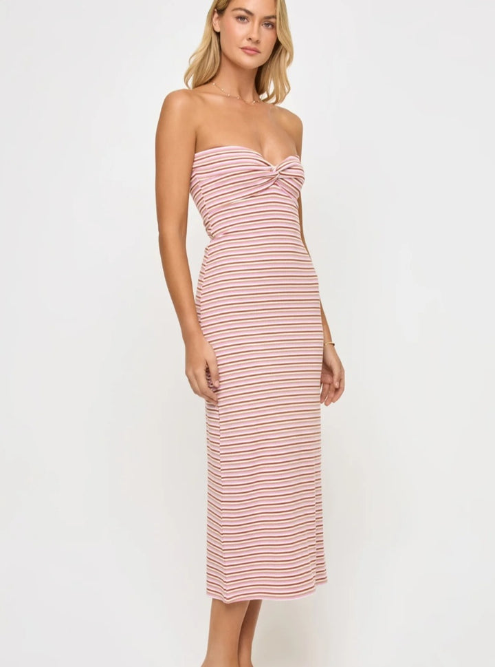 LSPACE Lisette Dress Azalea Stripe
