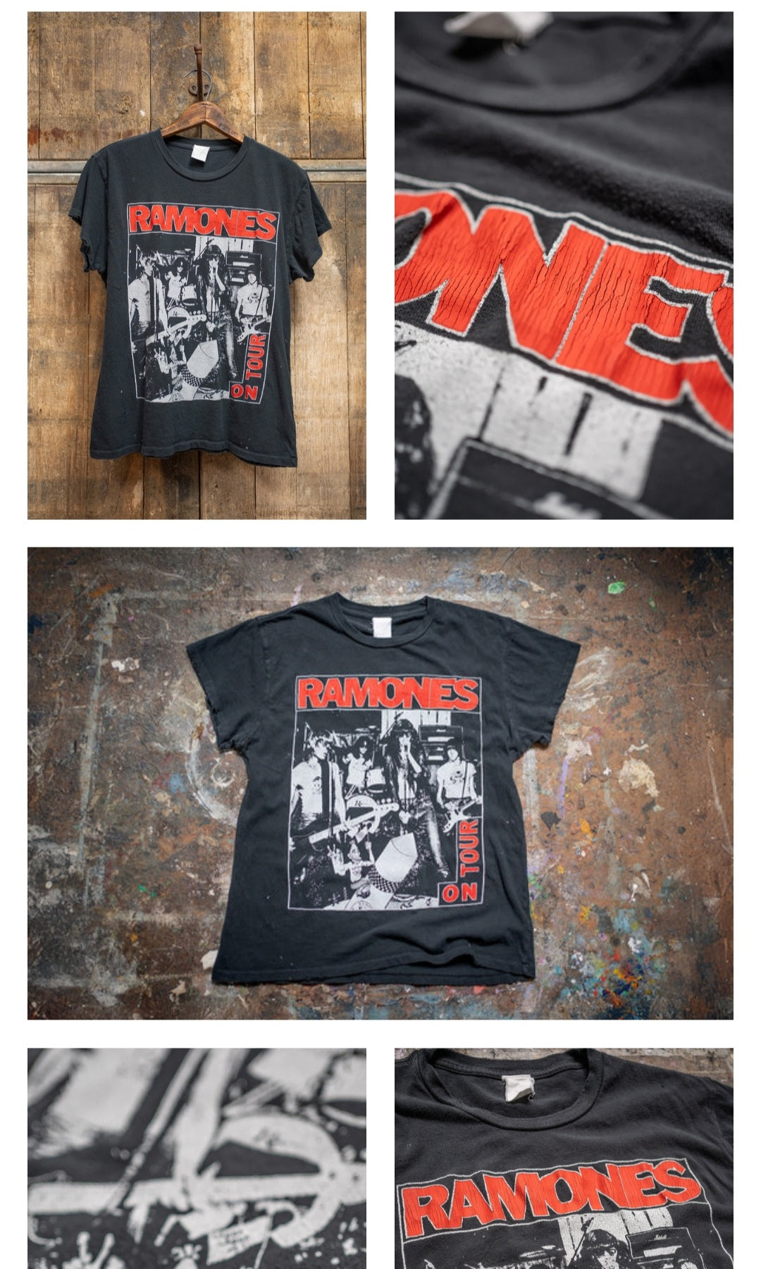 MADEWORN RAMONES 90'S FIT TEE