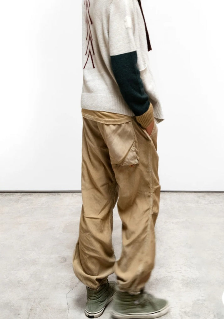 FREECITY FLAP/SNAP MATTE/SATIN AIRJUMP pant - goldendirt