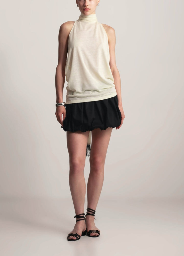 KIANNE Flower Skirt Black