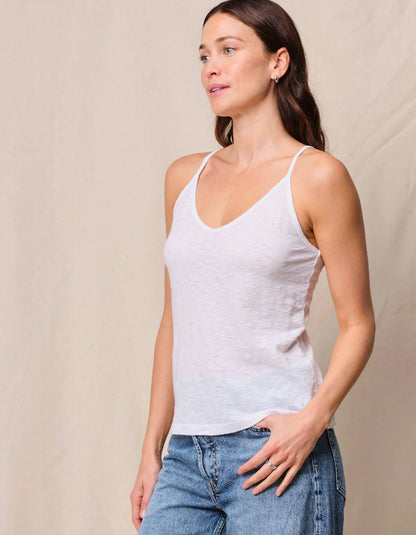 STATESIDE Supima Slub V-Neck Cami