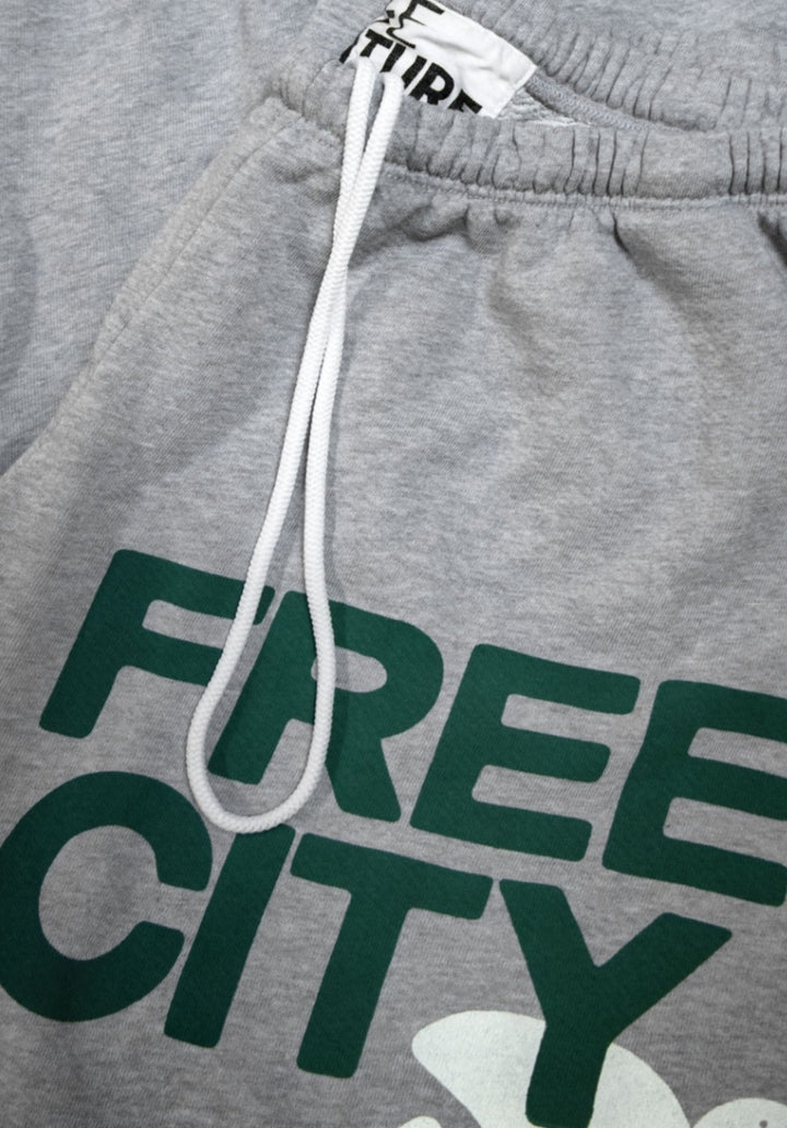 FREECITY sweatpant - heather army