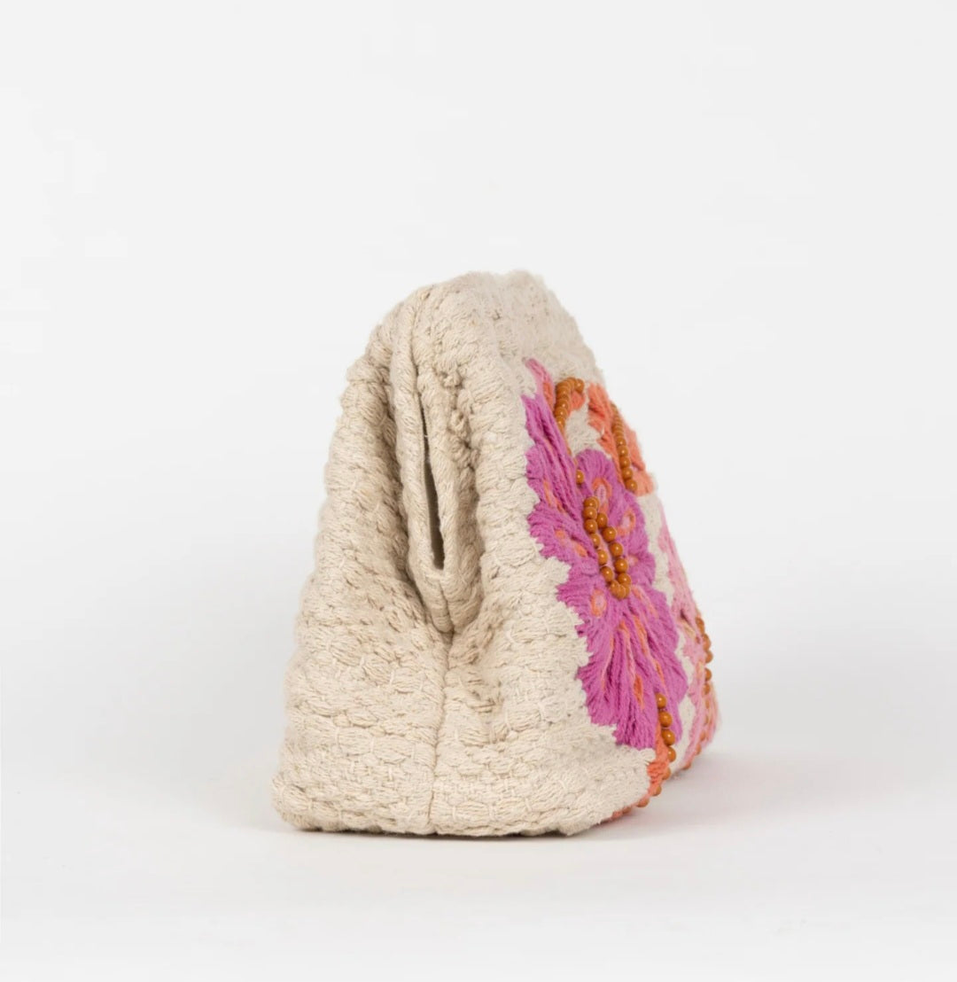 PITI CUITI MAGNOLIA CLUTCH BAG