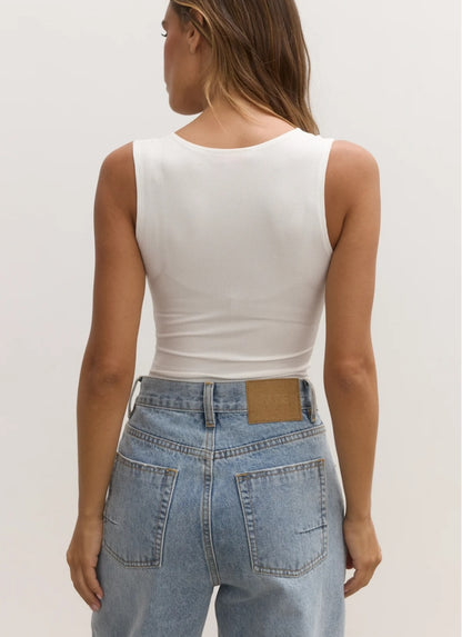 BAYSE AURORA BODYSUIT - WHITE