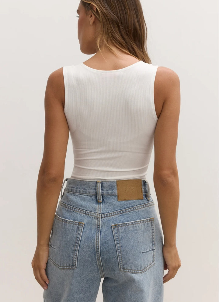 BAYSE AURORA BODYSUIT - WHITE