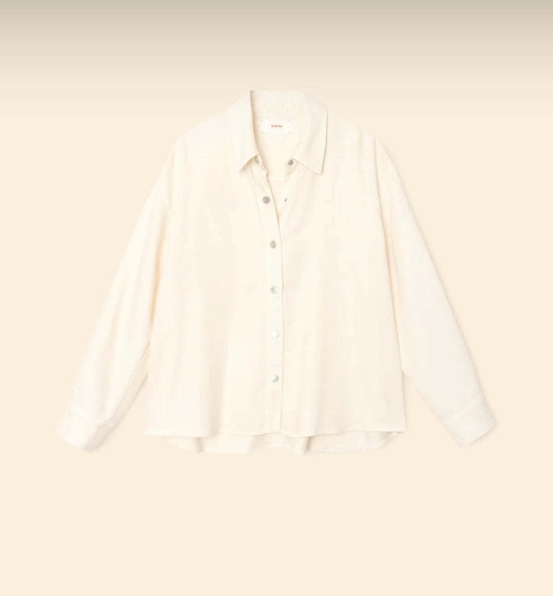 XIRENA Ecru Gia Denim Shirt