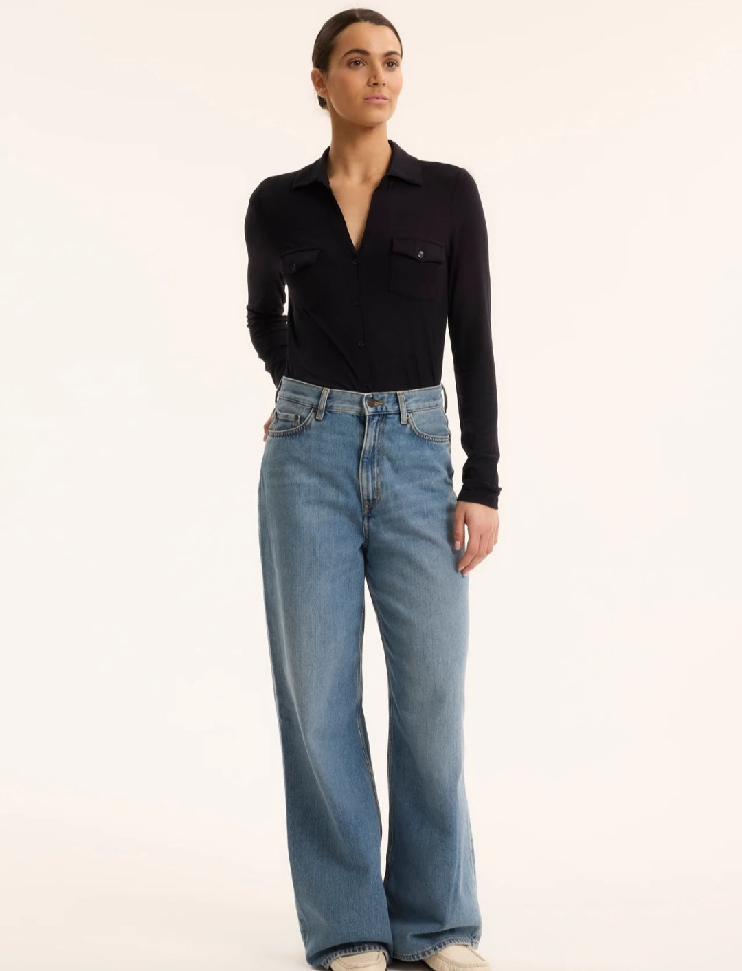 MAJESTIC FILATURES Anna Shirt Black