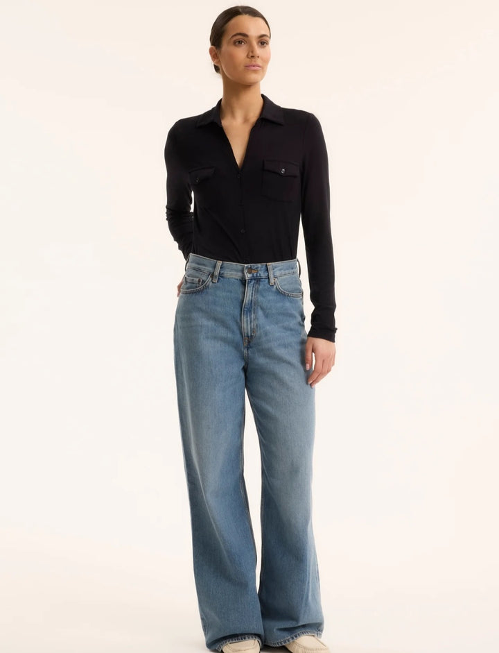 MAJESTIC FILATURES Anna Shirt Black