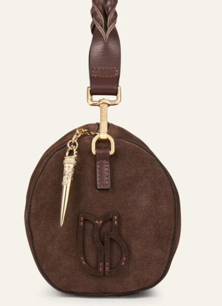 BA&SH BENI BAG Brown Suese