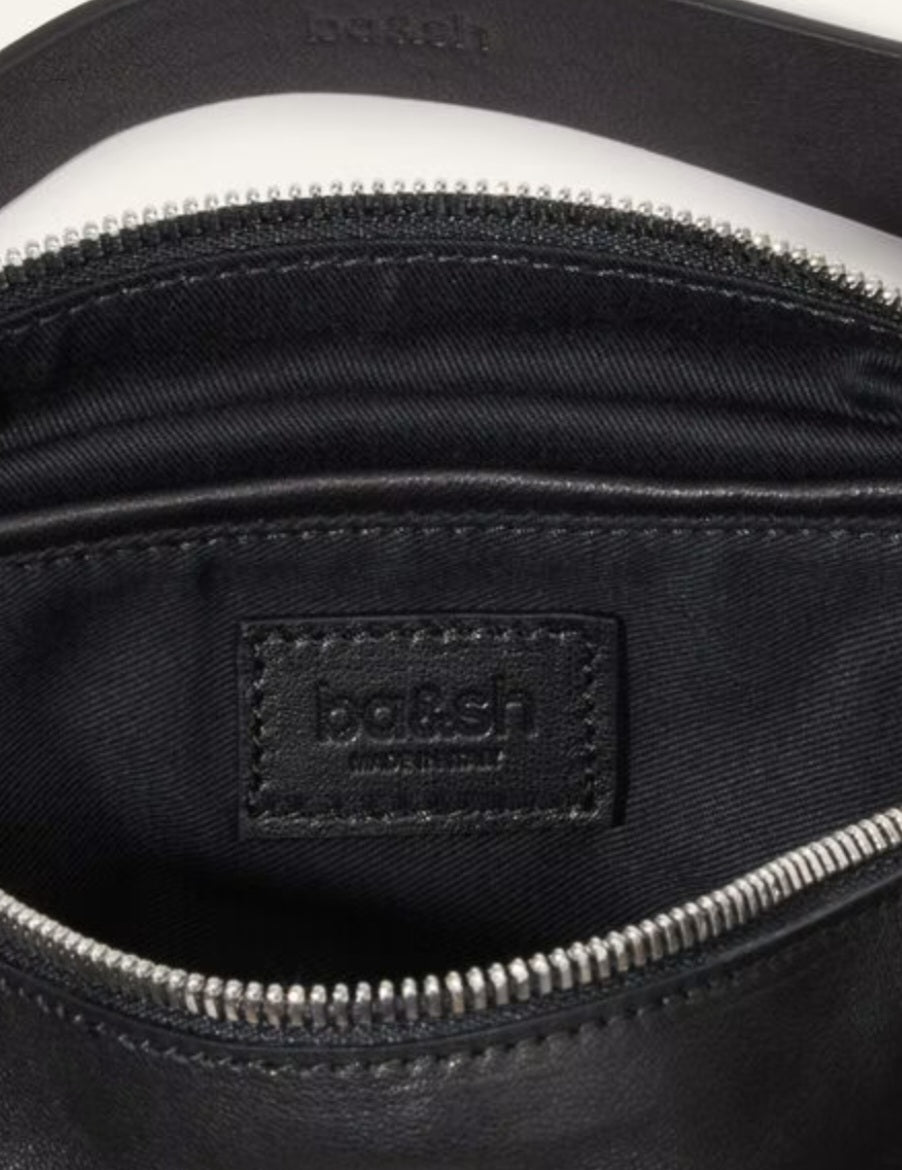 BA&SH BENI BAG Black Leather