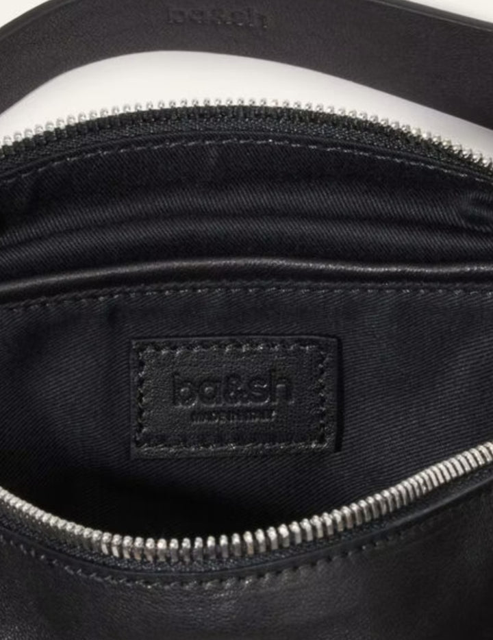 BA&SH BENI BAG Black Leather