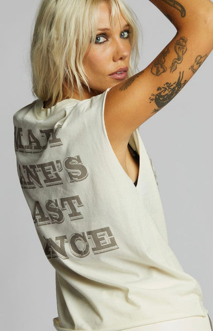 RECYCLED KARMA Tom Petty Vintage Cut Sleeve Tee