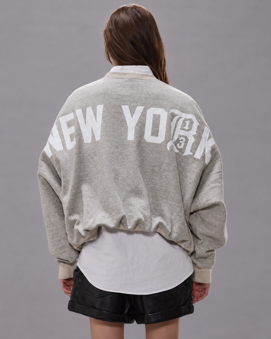 R13 R13 New York 13 Balloon Crewneck