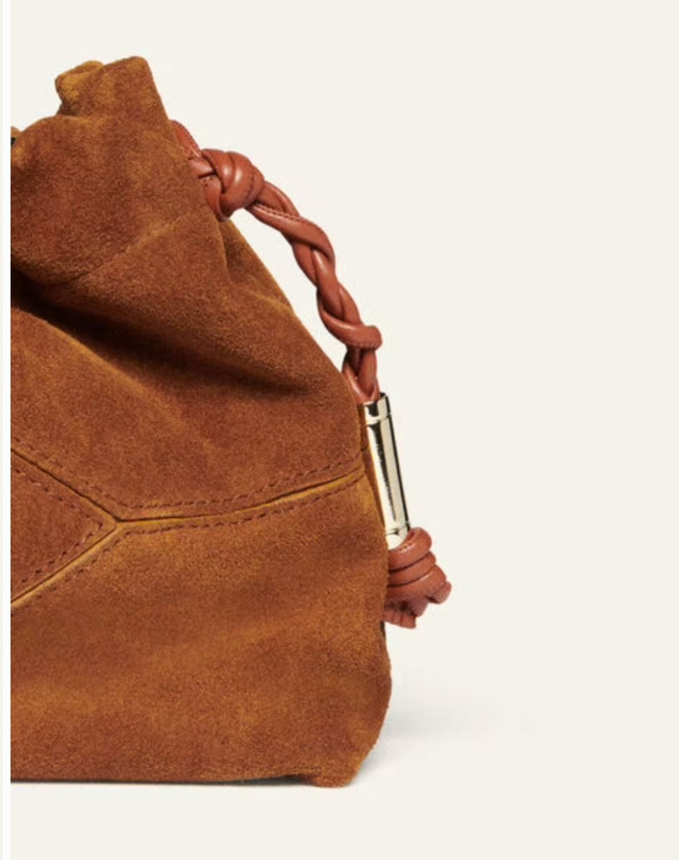 BA&SH JUNE BAG Congac Suede