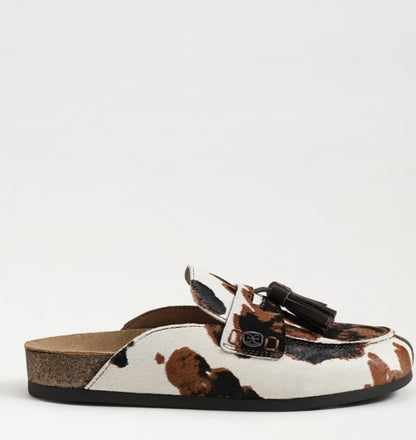 SAM EDELMAN Astrid Mule Cow Print Calf Hair