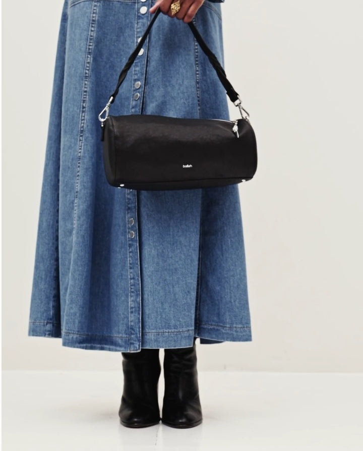 BA&SH BENI BAG Black Leather