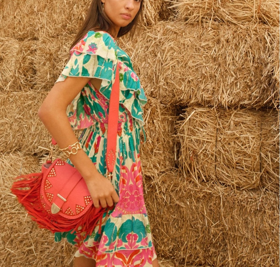 PITI CUITI LISSA RED SHOULDER BAG